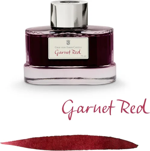 Vista 2 de Faber-Castell - Botella de tinta, color negro Garnet Red