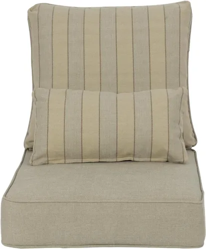 Vista 13 de Aoodor Cojín para Silla al Aire Libre, 55.9 x 61 cm Resistente al Agua, Resistente a la Decoloración, Cojines de Asiento de Patio de Olefina