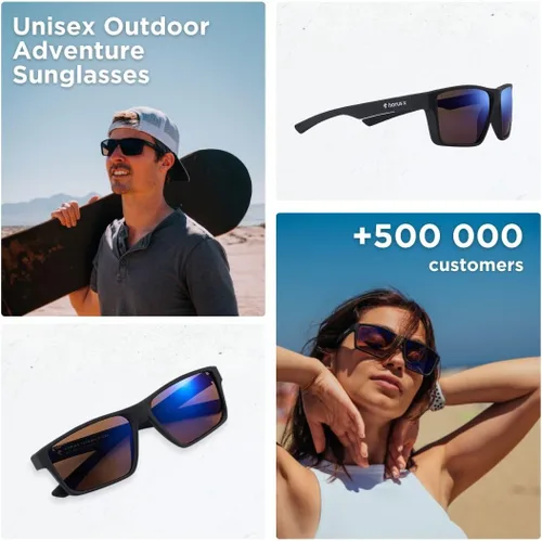 Vista 16 de Horus X - Sunglasses men and women UV400 100% UV Blocking Lightweight Sun Glasses