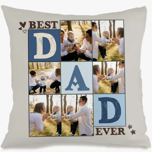 Vista 13 de Personalized Quote Pillow Case with one Photo and Your Added Words Building a Unique Decorative Cushion Suitable for Heartfelt Gift Sharing