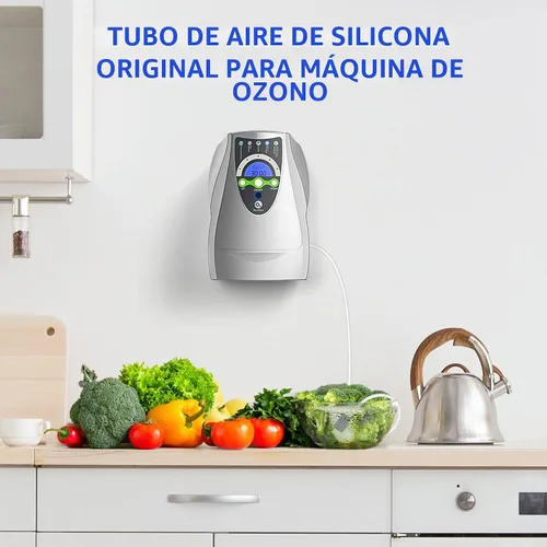 Vista 4 de Tubo de aire de silicona y piedra difusora para máquina portátil de ozono VTAR