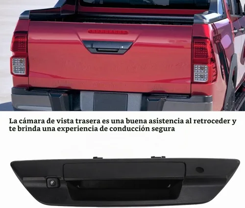 Vista 3 de Cámara de respaldo inversa, IP67 170° ángulo de visión nocturna cámara de respaldo del coche para 2015‑19 Pickup