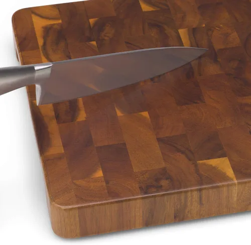 Vista 3 de WMF Acacia, madera suave es de acero más suave, la tabla ofrece una base flexible y por lo tanto amigable con la cuchilla para todo tipo de trabajos