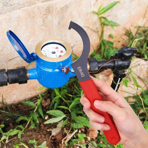 Vista 7 de Llave de pinza ER40 Llave de acero de alto carbono Tuerca de sujeción manual Llave de mandril