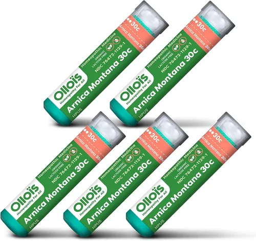 Vista 8 de OLLOIS Vegan Arnica Montana 30c Medicina homeopática orgánica, sin lactosa, 80 pellets (paquete de 1)