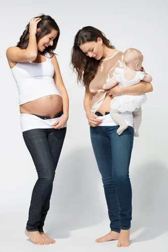 Vista 5 de Ingrid & Isabel - Faja de maternidad para mujer Everyday, Blanco