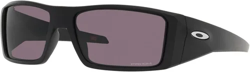 Vista 2 de Oakley Gafas de sol para hombre, marco negro mate, lentes gris Prizm, 2.402in