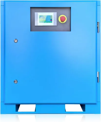 Vista 7 de Velocidad variable 460V del compresor de aire del tornillo de Bilowk 10HP/7.5KW 3 fases Bilowk Industrial Screw Compressor, 39CFM, 120PSI Max