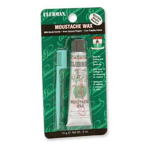 Vista 5 de Clubman Cera de bigote neutra 0.50 oz (paquete de 5)