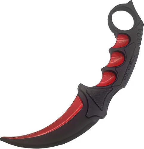 Vista 3 de csgo Cuchillo de goma para entrenamiento, un cuchillo falso diseñado para práctica, airsoft y juego