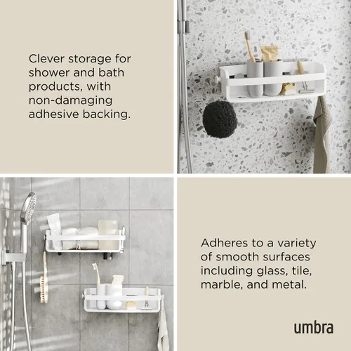 Vista 4 de Umbra Flex Modern Bathrrom - Papeleras, color blanco