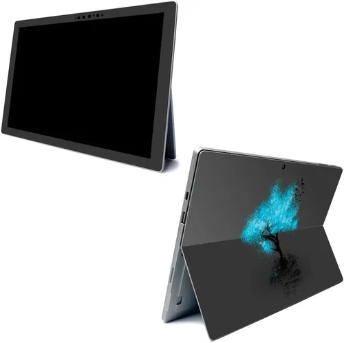 Vista 6 de MightySkins Skin para Microsoft Surface Pro 7 – Blue Reborn Funda protectora de vinilo duradera y única Fácil de aplicar, quitar y cambiar