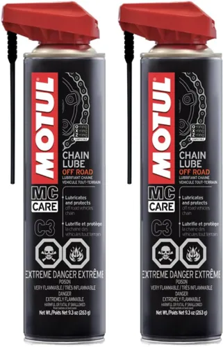Vista 2 de Motul Lubricante de cadena todoterreno C3 (paquete de 4)