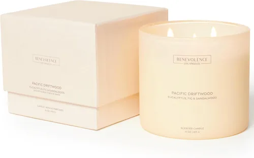 Vista 13 de Vela perfumada de bergamota y jazmín 11 onzas, 60 horas de combustión Cera de soja natural, mecha de algodón Velas perfumadas de soja