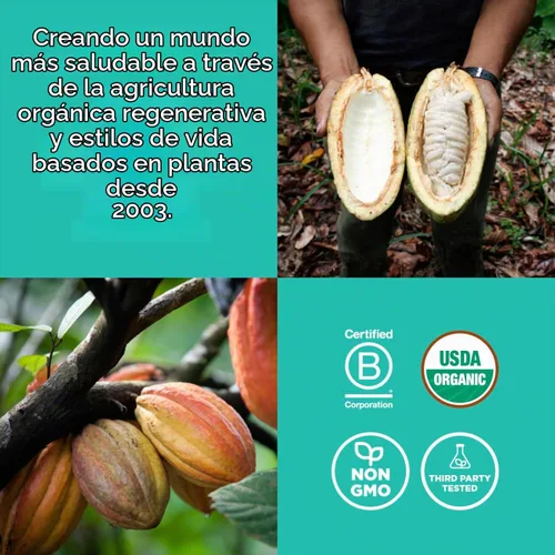 Vista 5 de Trocitos de cacao Navitas Naturals Organic