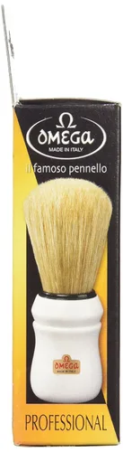 Vista 4 de Omega Pure Bristle 10049 - Brocha de afeitar, color negro