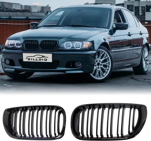 Vista 13 de Parrilla G20 - Parrilla de Riñón Negra Compatible con Serie 3 G20 316i/318i/320i/328i/330i/335i/340i de 2019-2022 Negro Brillante Diamante