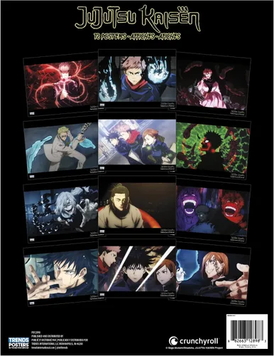 Vista 3 de Libro de Pósteres Jujutsu Kaisen Libro de Pósteres