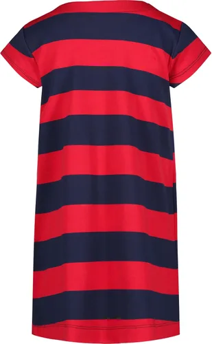 Vista 2 de Nautica Vestido plisado a rayas de manga corta para niña