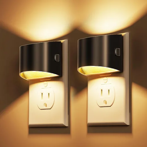 Vista 16 de L LOHAS LED Las luces nocturnas se enchufan en la pared con 3CCT ajustable, luz nocturna de 1W (1600K/3000K/5000K), 1W Nightlights Plug in Wall