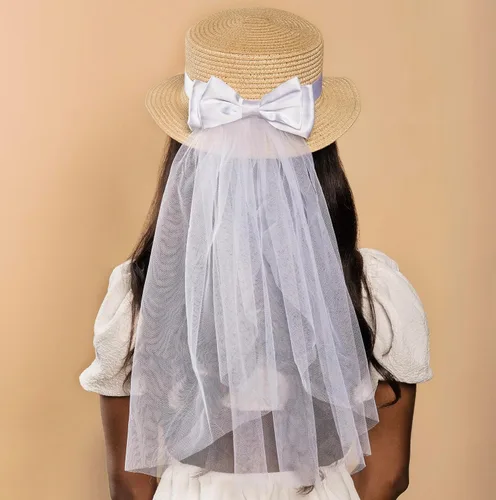 Vista 3 de Hanna Roberts Wedding Veil Bride Veils Bachelorette Party Veil for Celebrating Bachelorette Party, Bridal