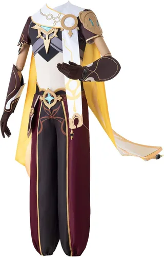 Vista 2 de Disfraz de cosplay Genshin Impact Traveler etéreo Cosplay Disfraz de Halloween Trajes