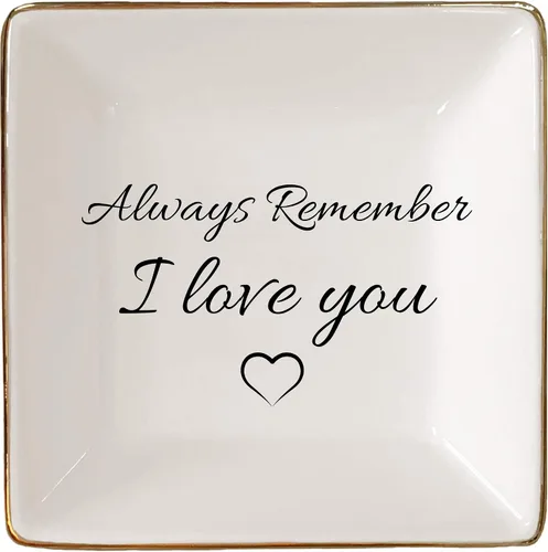 Vista 8 de Simply Charmed Amo Mi Abuela - Lindo regalo español para abuela - Soporte para platos o anillos de cerámica para joyas - Elegante bandeja