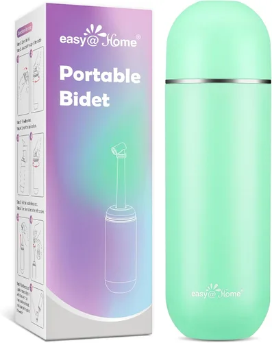 Vista 10 de Easy@Home Bidé de viaje portátil: botella Peri para cuidado posparto, kit de rociador de mano con botella de capacidad de 12.8 fl oz (12.8 onzas)