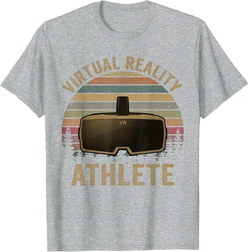 Vista 63 de Virtual Reality Athlete for VR Gamers Camiseta Asphalt Grey