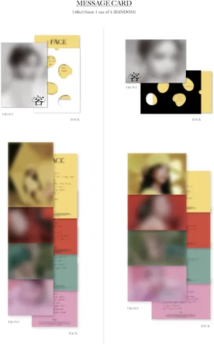 Vista 5 de RBW Entertainment MAMAMOO SOLAR - : FACE (1er mini álbum) álbum+Póster plegado+Juego de tarjetas fotográficas adicionales/K-pop sellado (FACE ver.)