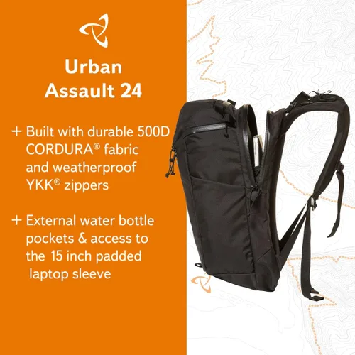 Vista 3 de Mystery Ranch Urban Assault 24 - Mochila inspirada en mochilas de asalto militar 24L