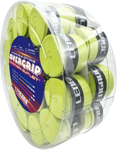 Vista 3 de Tacky Overgrips, para tenis, bádminton, pickleball/remo, paquete de 30/60 unidades, agarre antideslizante y absorbente, colorido, cinta de agarre