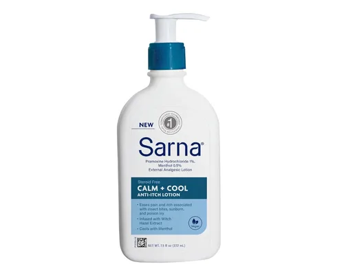 Vista 2 de Sarna Calm + Cool Loción antipicazón 7.5 onzas líquidas (paquete de 5)