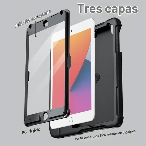 Vista 5 de JETech Funda infantil para iPad mini 5/4/3/2/1, color negro