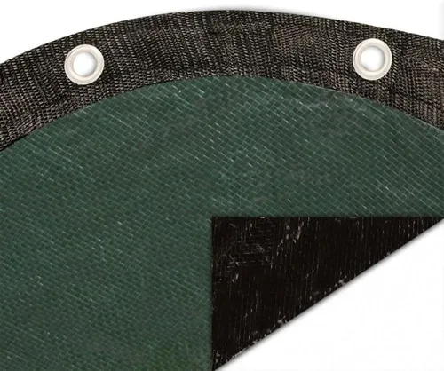 Vista 5 de Supreme - Cubierta de piscina de invierno para piscinas redondas de 12 pies Verde/Negro Fácil de instalar, protección UV y duradera Incluye