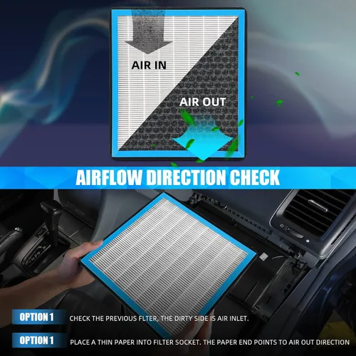 Vista 5 de CF11182 - Filtro de aire de cabina con carbón activado, repuesto para Honda Odyssey 2018-2024 CR-V 2017-2024 CIVIC 2016-2024 Acura RDX 2019-2024