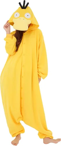 Vista 3 de SAZAC Psyduck Pokemon Kigurumi - Mono mono disfraz de Halloween