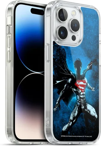 Vista 44 de Head Case Designs Officially Licensed Superman DC Comics Collage 80th Anniversary Gel Case [Military Grade Protection] Compatible with Apple iPhone
