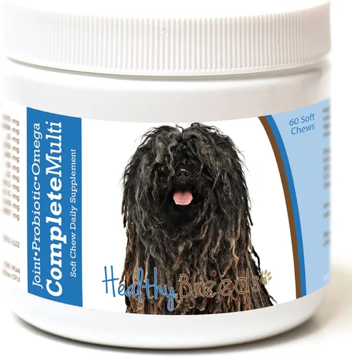 Vista 387 de Healthy Breeds Affenpinscher todo en uno multivitamínico suave masticable 60