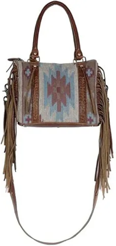 Vista 3 de Myra Bag Blue Rays Oculta Llevar Bolsa Upcrecycled S-3409