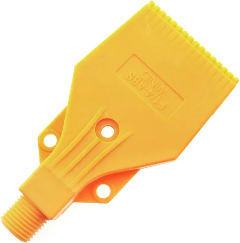 Vista 3 de E-outstanding Boquilla de chorro de viento amarillo de 1/4 '' BSPT macho 3Holes ABS soplador de aire boquilla de cuchillo de aire