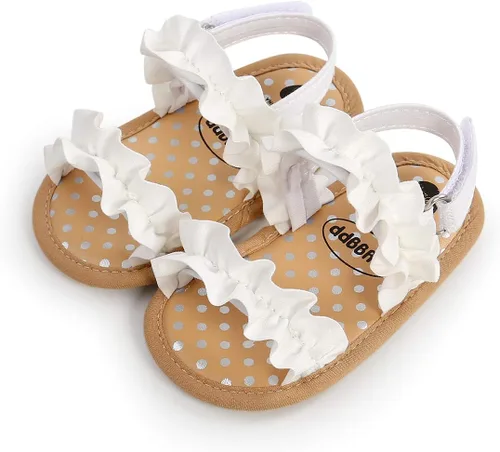 Vista 62 de Sandalias de verano para bebés, niñas y niños, unisex, antideslizantes, suela suave, transpirable, para primeros pasos, zapatos de playa al aire