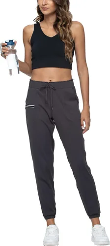 Vista 47 de Kcutteyg - Pantalones deportivos con bolsillos para mujer, diseño suave, ligero y de secado rápido, para entrenamiento, gimnasia, yoga y correr