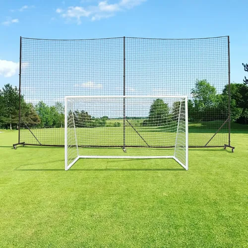 Vista 6 de Sistema de tope de bola - Red de respaldo de fútbol, resistente, alto impacto, barrera de práctica