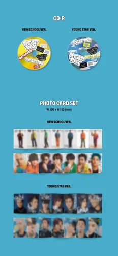 Vista 3 de Dreamus NCT DREAM - Beatbox [Photobook ver.] 2º álbum de reempaque+póster plegado+juego de tarjetas fotográficas adicionales (NEW SCHOOL ver.)