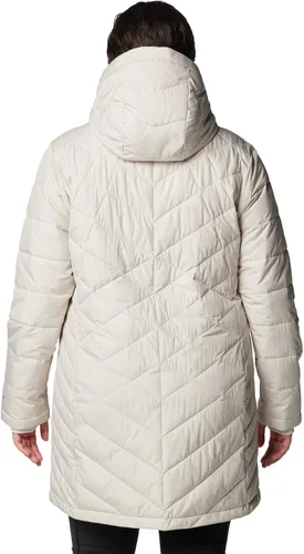 Vista 29 de Columbia Chaqueta larga con capucha Heavenly para mujer Verde (Stone Green)