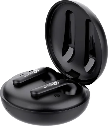 Vista 7 de Wicked Audio Auriculares Bluetooth inalámbricos Mojo 500 True Micrófonos de llamada claros Batería de larga duración Aplicación móvil Modos