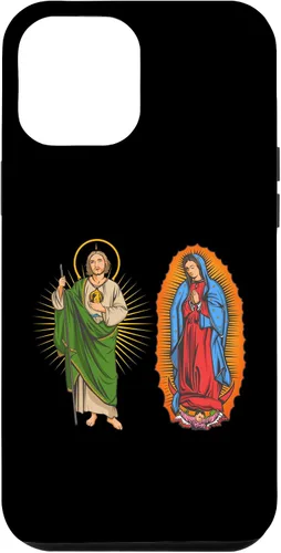 Vista 26 de Funda para iPhone 16 Virgen de Guadalupe con San Judas Tadeo