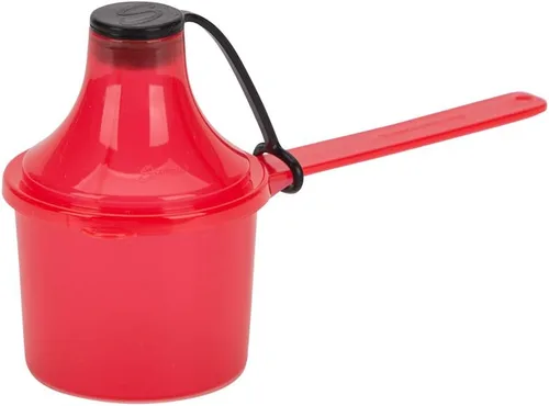 Vista 10 de 15 cc 1 cucharada 1/2 fl oz. 14.8 mL Cuchara de plástico de mango corto con embudo adjunto, cucharas medidoras para polvos, café, comida