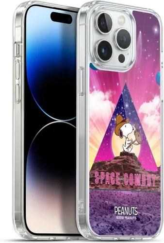 Vista 68 de Head Case Designs Funda de gel con licencia oficial de Peanuts Nebula Cactus Needles Snoopy Space Cowboy [protección de grado militar] compatible